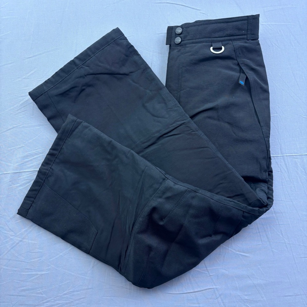 Slalom Youth Medium Black Insulated Snow Pants Ski Snowboard Cargo Pockets